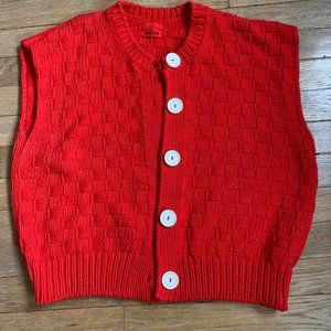 Babaa Vest no 4 in Summer Flame One Size